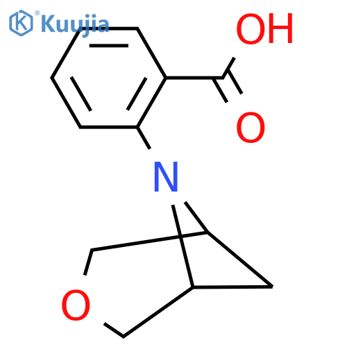 2-(3-Oxa-6-azabicyclo[3.1.1]heptan-6-yl)benzoic acid structure