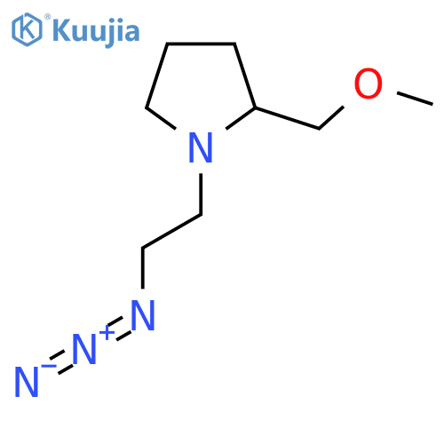 1-(2-Azidoethyl)-2-(methoxymethyl)pyrrolidine structure