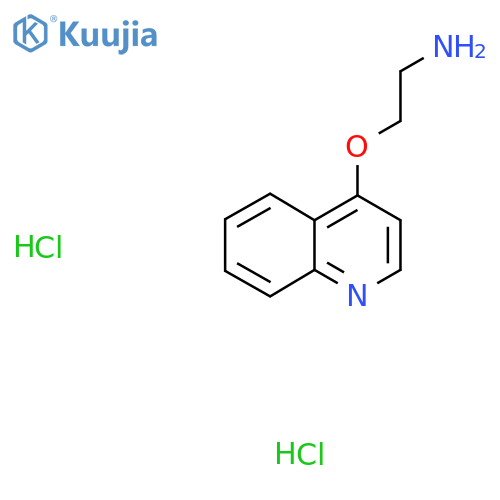 4-(2-Aminoethoxy)quinoline dihydrochloride structure