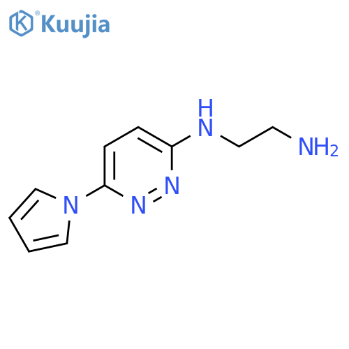 N1-(6-(1H-pyrrol-1-yl)pyridazin-3-yl)ethane-1,2-diamine structure