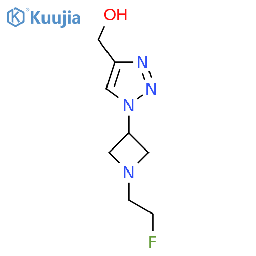 (1-(1-(2-fluoroethyl)azetidin-3-yl)-1H-1,2,3-triazol-4-yl)methanol structure