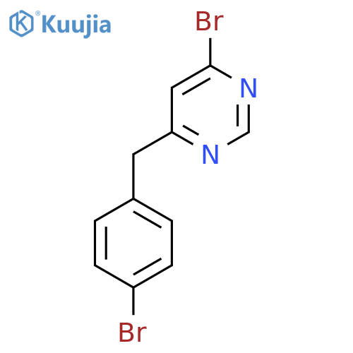 4-Bromo-6-(4-bromobenzyl)pyrimidine structure