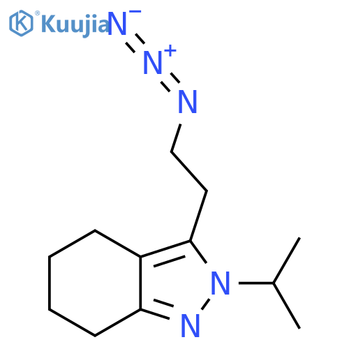 3-(2-Azidoethyl)-2-isopropyl-4,5,6,7-tetrahydro-2H-indazole structure