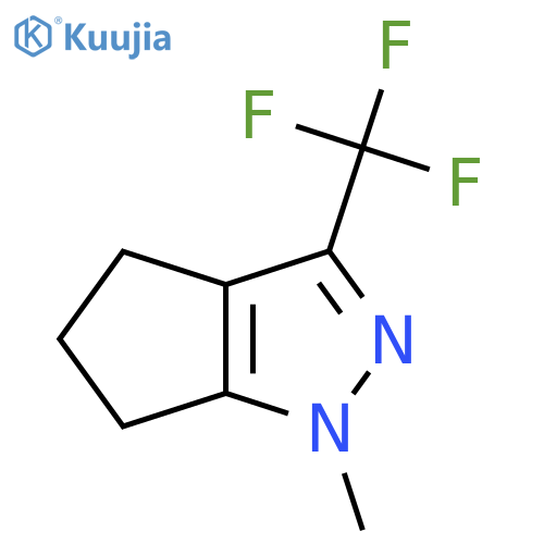 1-Methyl-3-(trifluoromethyl)-1,4,5,6-tetrahydrocyclopenta[c]pyrazole structure