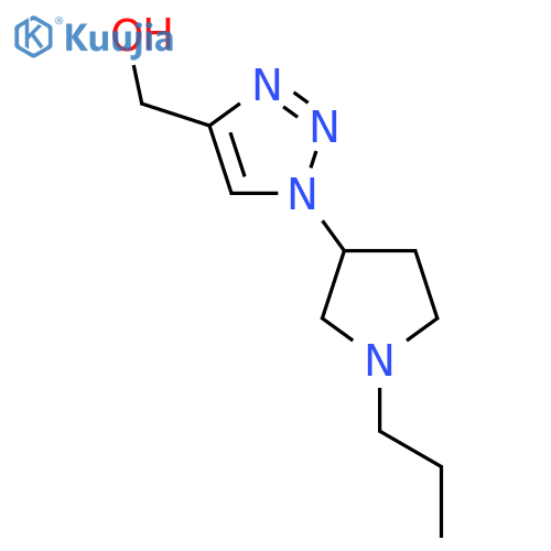 (1-(1-Propylpyrrolidin-3-yl)-1H-1,2,3-triazol-4-yl)methanol structure