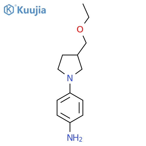 4-(3-(Ethoxymethyl)pyrrolidin-1-yl)aniline structure
