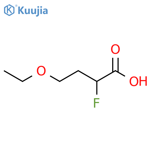4-Ethoxy-2-fluorobutanoic acid structure