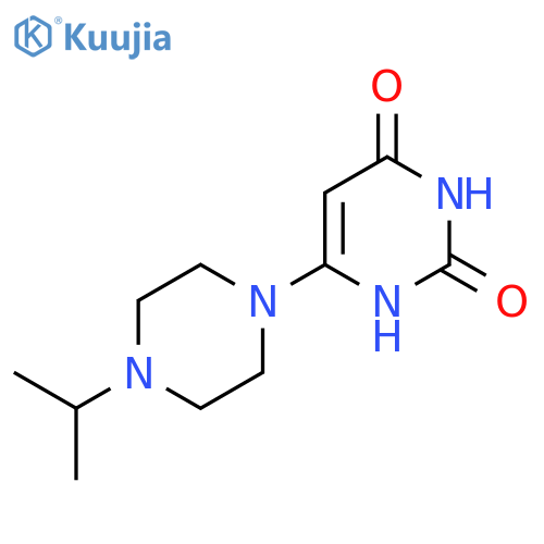 6-(4-isopropylpiperazin-1-yl)pyrimidine-2,4(1H,3H)-dione structure