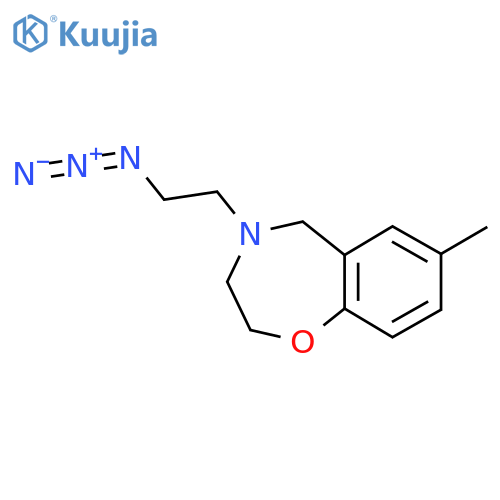 4-(2-Azidoethyl)-7-methyl-2,3,4,5-tetrahydrobenzo[f][1,4]oxazepine structure