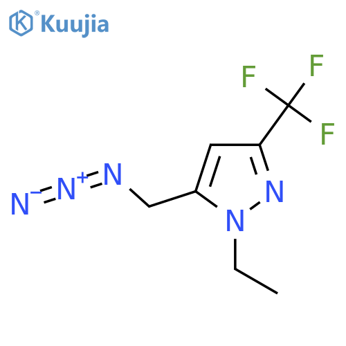 5-(Azidomethyl)-1-ethyl-3-(trifluoromethyl)-1H-pyrazole structure