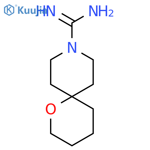 1-Oxa-9-azaspiro[5.5]undecane-9-carboximidamide structure