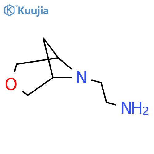 2-(3-oxa-6-azabicyclo3.1.1heptan-6-yl)ethan-1-amine structure