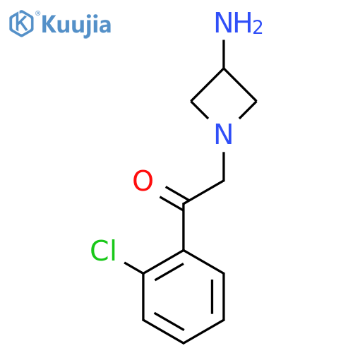 2-(3-Aminoazetidin-1-yl)-1-(2-chlorophenyl)ethan-1-one structure