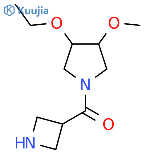 Azetidin-3-yl(3-ethoxy-4-methoxypyrrolidin-1-yl)methanone structure