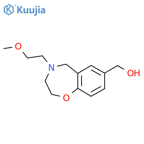 (4-(2-Methoxyethyl)-2,3,4,5-tetrahydrobenzo[f][1,4]oxazepin-7-yl)methanol structure