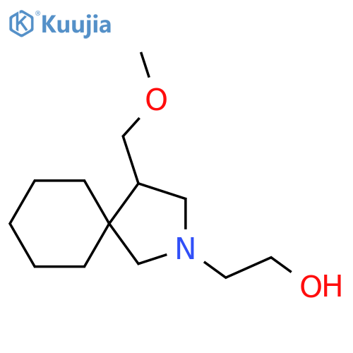2-(4-(methoxymethyl)-2-azaspiro[4.5]decan-2-yl)ethan-1-ol structure
