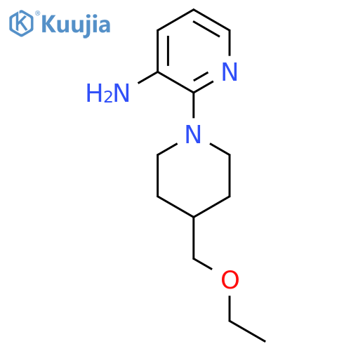 2-(4-(Ethoxymethyl)piperidin-1-yl)pyridin-3-amine structure