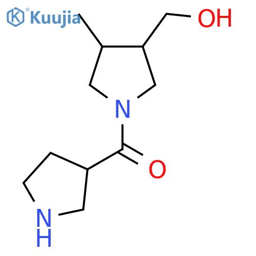 (3-(Hydroxymethyl)-4-methylpyrrolidin-1-yl)(pyrrolidin-3-yl)methanone structure