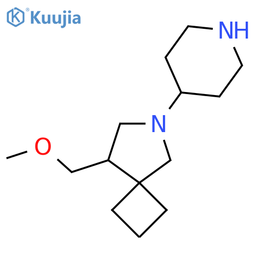 8-(Methoxymethyl)-6-(piperidin-4-yl)-6-azaspiro[3.4]octane structure