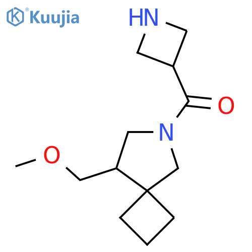 Azetidin-3-yl(8-(methoxymethyl)-6-azaspiro[3.4]octan-6-yl)methanone structure