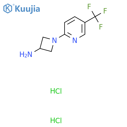 1-(5-(Trifluoromethyl)pyridin-2-yl)azetidin-3-amine dihydrochloride structure