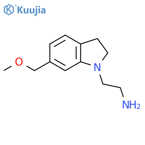 2-(6-(Methoxymethyl)indolin-1-yl)ethan-1-amine structure