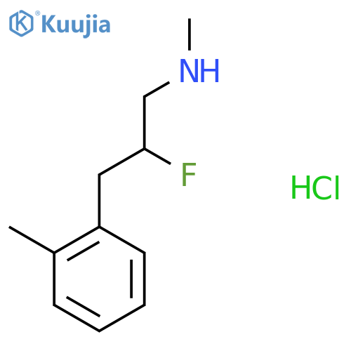 [2-fluoro-3-(2-methylphenyl)propyl](methyl)amine hydrochloride structure