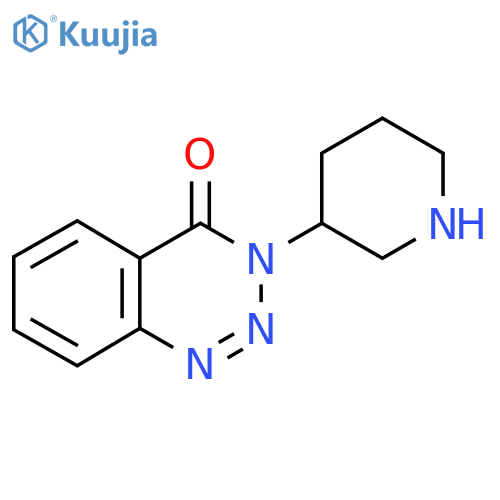3-(Piperidin-3-yl)benzo[d][1,2,3]triazin-4(3H)-one structure