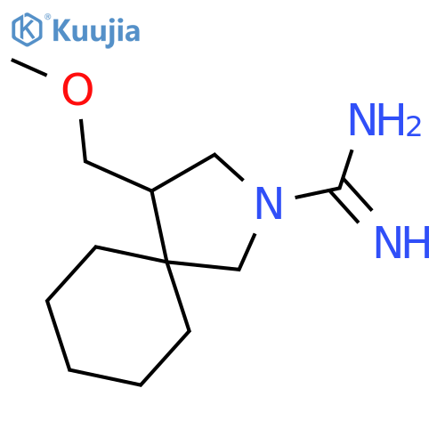 4-(Methoxymethyl)-2-azaspiro[4.5]decane-2-carboximidamide structure