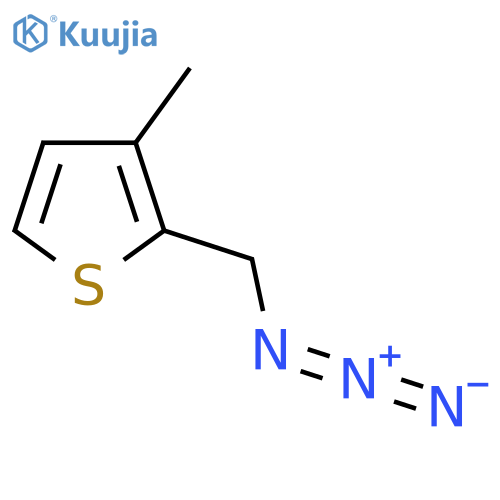 2-(Azidomethyl)-3-methylthiophene structure