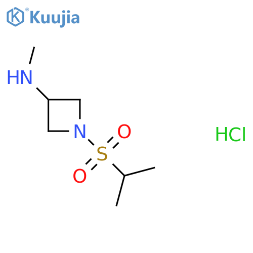 1-(isopropylsulfonyl)-N-methylazetidin-3-amine hydrochloride structure