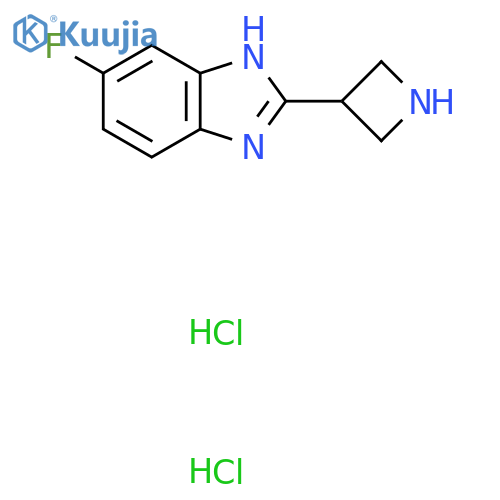 2-(Azetidin-3-yl)-5-fluoro-1H-benzo[d]imidazole dihydrochloride structure