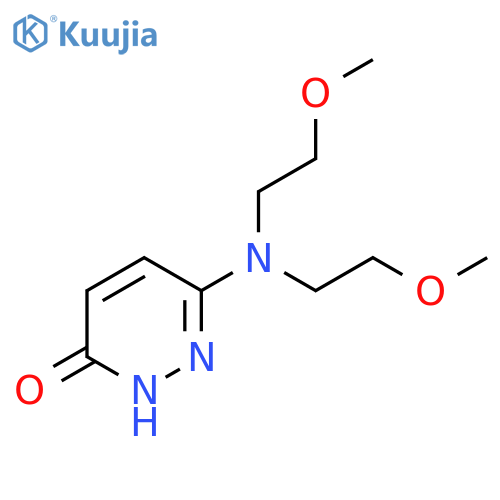 6-(Bis(2-methoxyethyl)amino)pyridazin-3-ol structure