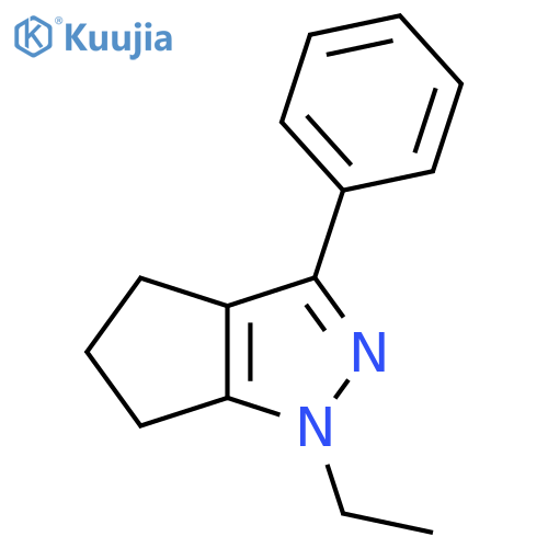 1-Ethyl-3-phenyl-1,4,5,6-tetrahydrocyclopenta[c]pyrazole structure