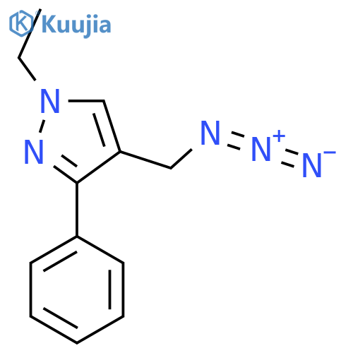 4-(Azidomethyl)-1-ethyl-3-phenyl-1H-pyrazole structure
