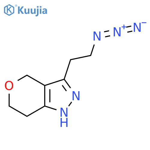 3-(2-Azidoethyl)-2,4,6,7-tetrahydropyrano[4,3-c]pyrazole structure
