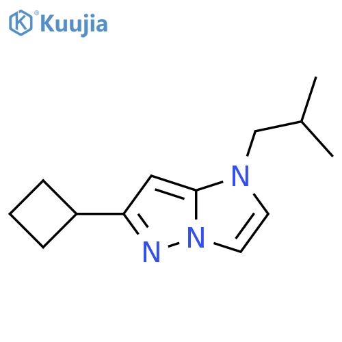 6-cyclobutyl-1-isobutyl-1H-imidazo[1,2-b]pyrazole structure