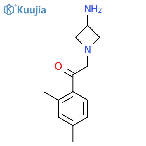 2-(3-Aminoazetidin-1-yl)-1-(2,4-dimethylphenyl)ethan-1-one structure