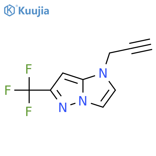 1-(Prop-2-yn-1-yl)-6-(trifluoromethyl)-1H-imidazo[1,2-b]pyrazole structure