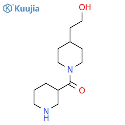 (4-(2-Hydroxyethyl)piperidin-1-yl)(piperidin-3-yl)methanone structure