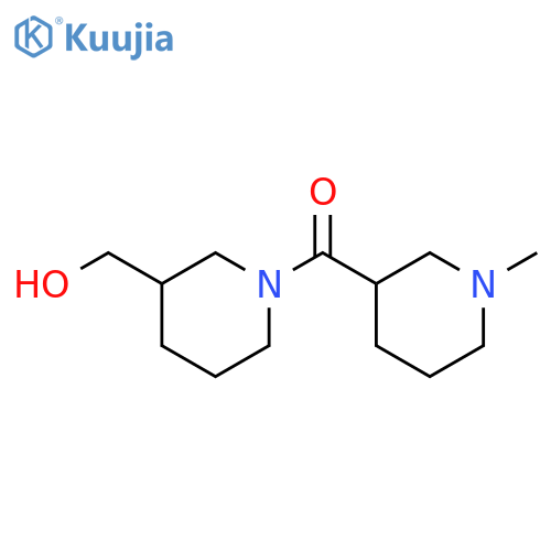 (3-(hydroxymethyl)piperidin-1-yl)(1-methylpiperidin-3-yl)methanone structure
