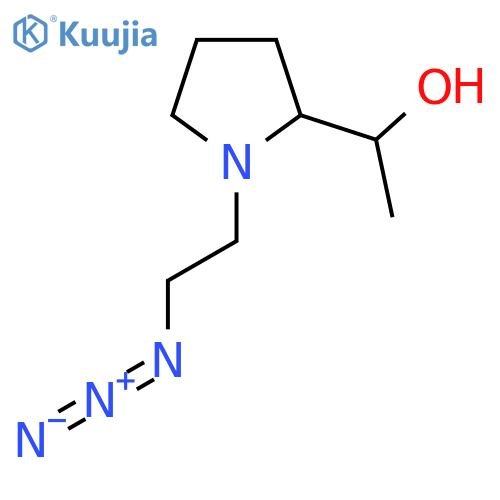 1-(1-(2-Azidoethyl)pyrrolidin-2-yl)ethan-1-ol structure