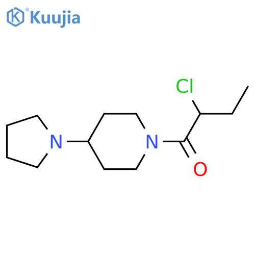 2-Chloro-1-(4-(pyrrolidin-1-yl)piperidin-1-yl)butan-1-one structure