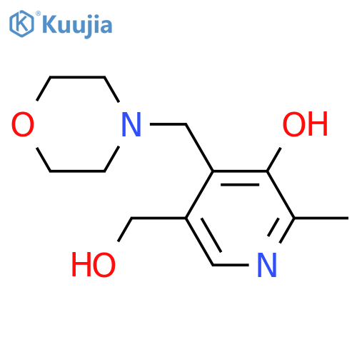 5-(Hydroxymethyl)-2-methyl-4-(morpholinomethyl)pyridin-3-ol structure