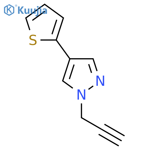1-(Prop-2-yn-1-yl)-4-(thiophen-2-yl)-1H-pyrazole structure