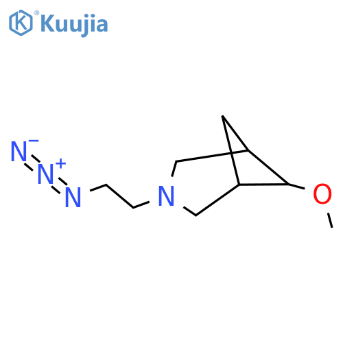 3-(2-Azidoethyl)-6-methoxy-3-azabicyclo[3.1.1]heptane structure