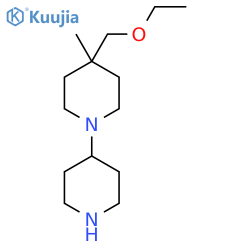 4-(Ethoxymethyl)-4-methyl-1,4'-bipiperidine structure