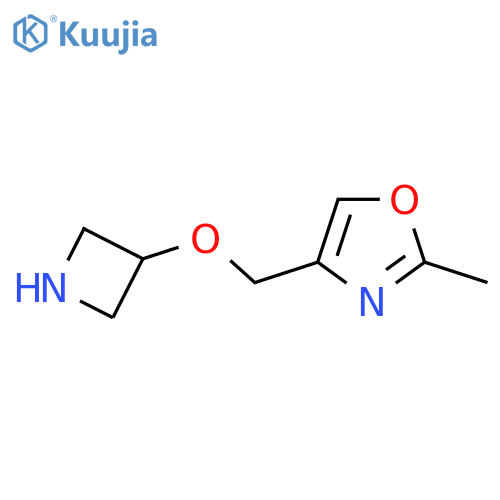 4-[(azetidin-3-yloxy)methyl]-2-methyl-1,3-oxazole structure