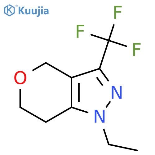 1-Ethyl-3-(trifluoromethyl)-1,4,6,7-tetrahydropyrano[4,3-c]pyrazole structure