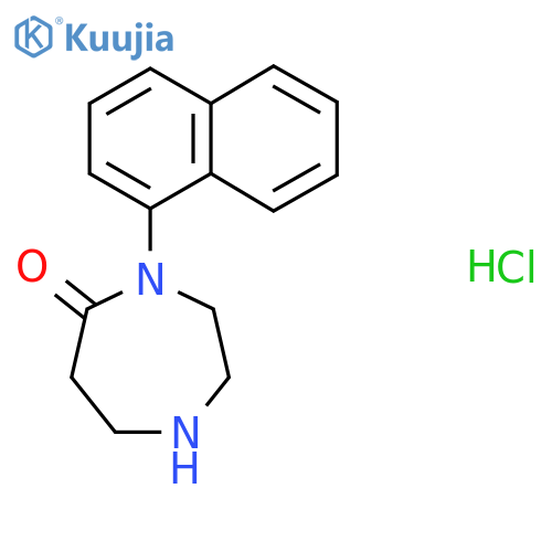 4-(Naphthalen-1-yl)-1,4-diazepan-5-one hydrochloride structure